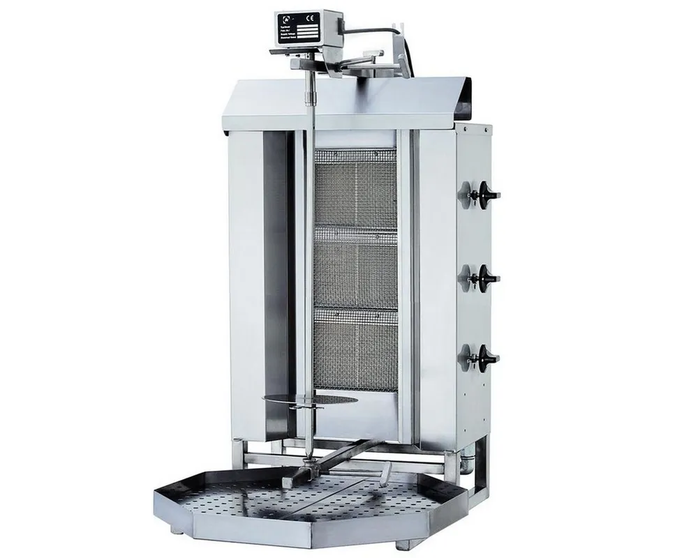 Gastronics Dönergrill Dönergrill / Gyrosgrill 3 Brenner Motor oben