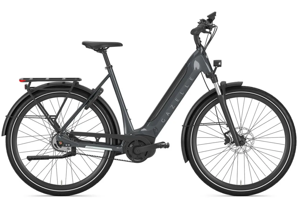 Gazelle E-Bike Gazelle Ultimate C5 HMB 625 Wh Damen grau 2025, 5 Gang Shimano Nexus 5, Nabenschaltung, Bosch Performance Line smart System, 625 Wh