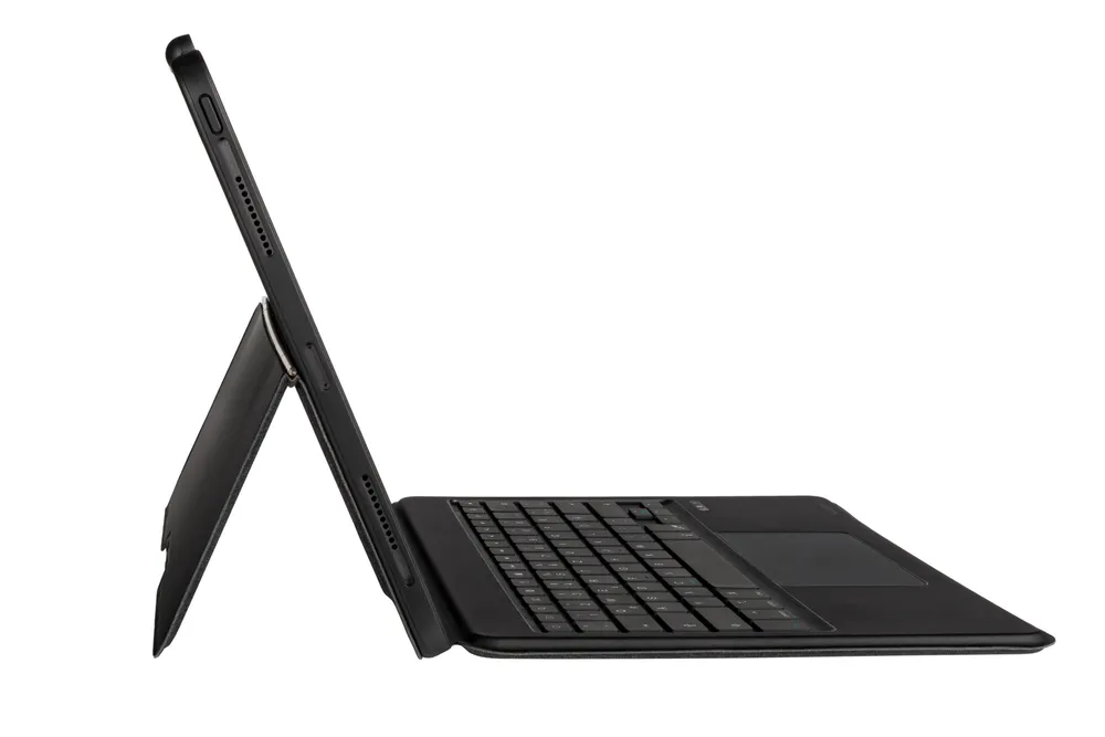 Bluetooth Tablet Tastatur Hülle - Apple iPad Pro 12.9 Zoll (2021) - Dunkelgrau (63946)