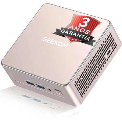 Mini PC GEEKOM A5 AMD Ryzen 5 7530U 16GB 512GB SSD Radeon Vega 7 Windows 11 Pro