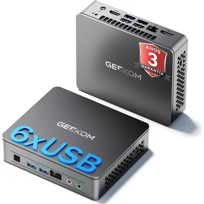 Mini PC GEEKOM Air12 Lite Intel Core N95 8GB 256GB SSD LAN 2.5Gbps Sofort Einsatzbereit