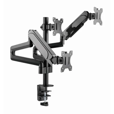 Gembird MA-DA3-01 Flachbildschirm-Tischhalterung 68,6 cm (27") Tisch/Bank Schwarz