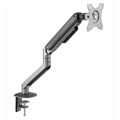 Gembird Ma-da1-05 Verstellbarer Monitorarm für Schreibtischmontage, 17–32 Zoll, bis zu 9 kg, Space Grey