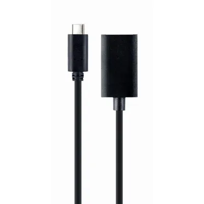 Kabel Adapter USB-C auf DisplayPort 4K 15 cm Schwarz Gembird