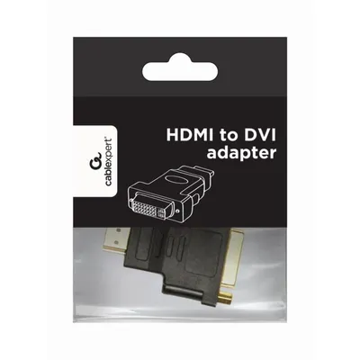 HDMI auf DVI Adapter Gembird HDMI-DVI M/F Goldkontakte Schwarz HDMI auf DVI Adapter Gembird HDMI-DVI M/F Goldkontakte Schwarz