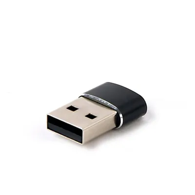 USB Adapter Gembird A-USB2-AMCF-02 USB A auf USB C Schwarz