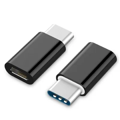 USB-C auf Micro USB Adapter Gembird A-USB2-CMMF-01 Schwarz