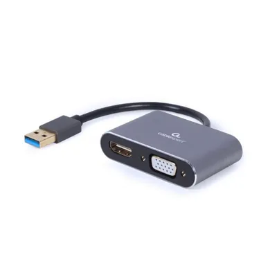 USB 3.0 Videoadapter Gembird A-USB3-HDMIVGA-01 HDMI VGA 1080p 60Hz USB 3.0 Videoadapter Gembird A-USB3-HDMIVGA-01 HDMI VGA 1080p 60Hz