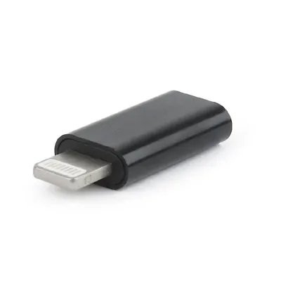Adapter Gembird A-USB-CF8PM-01 USB Typ-C (Fem) zu 8-Pin (Männlich) Schwarz Adapter Gembird A-USB-CF8PM-01 USB Typ-C (Fem) zu 8-Pin (Männlich) Schwarz
