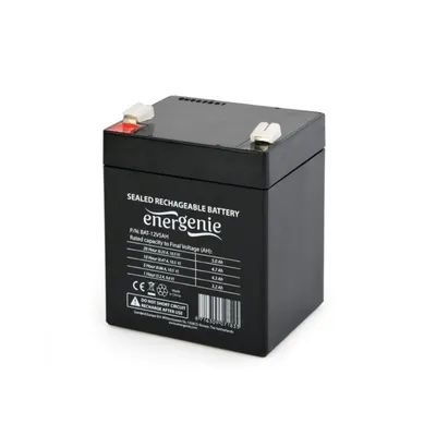 Gembird 12V 5Ah Sealed Lead Acid VRLA Batterie Schwarz 1