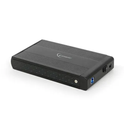 Caja PC Gembird EE3-U3S-3 3.5'' Aluminium Schwarz USB 3.2 Gen 1