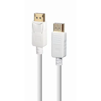 DisplayPort Kabel Gembird CC-DP2-6-W 1,8 m 4K UHD 60 Hz 8-Kanal-Audio DisplayPort DisplayPort