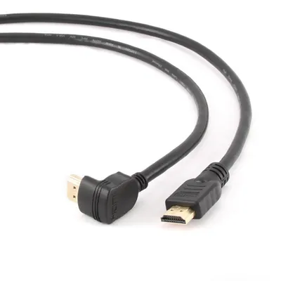 Gembird abgewinkeltes HDMI-Kabel 2.0, 1,8 m, Schwarz