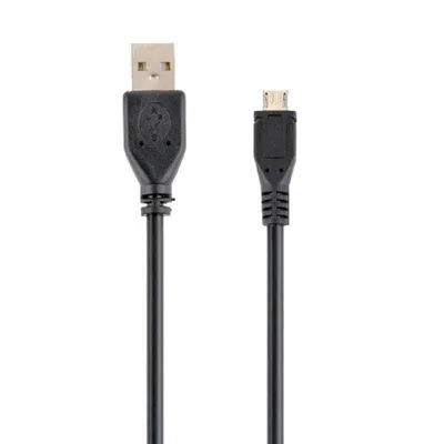 USB-Kabel Gembird CCP-MUSB2-AMBM-0.5M 0,5m Micro-USB B Goldkontakte Schwarz