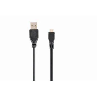 USB-Kabel Gembird CCP-mUSB2-AMBM-6 1,8 m vergoldete Kontakte Schwarz
