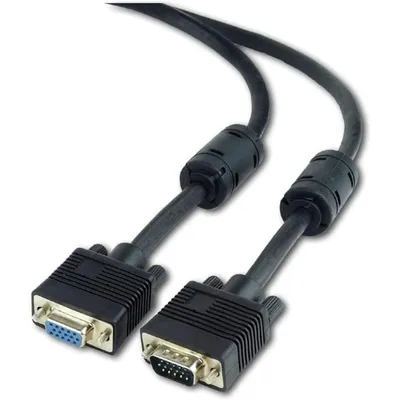 Gembird CC-PPVGAX-6B VGA-Kabel HD15 auf HD15 Stecker/Stecker 1,8 m schwarz für Monitor