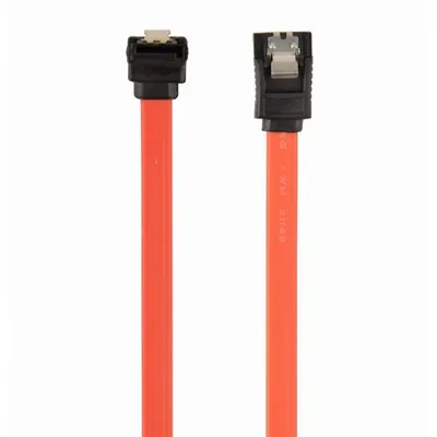 Gembird SATA 3-Kabel mit 90° gebogenem Stecker, 50 cm, Rot