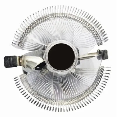 Gembird CPU-HURACAN-X40 Computerkühlsystem Prozessor Luftkühlung 9 cm Transparent