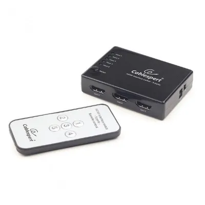 HDMI Switch 6 Ports 4K Gembird DSW-HDMI-53 mit Fernbedienung