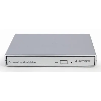 Optisches Laufwerk Gembird DVD-USB-021-SV extern USB 2.0 Silber Desktop