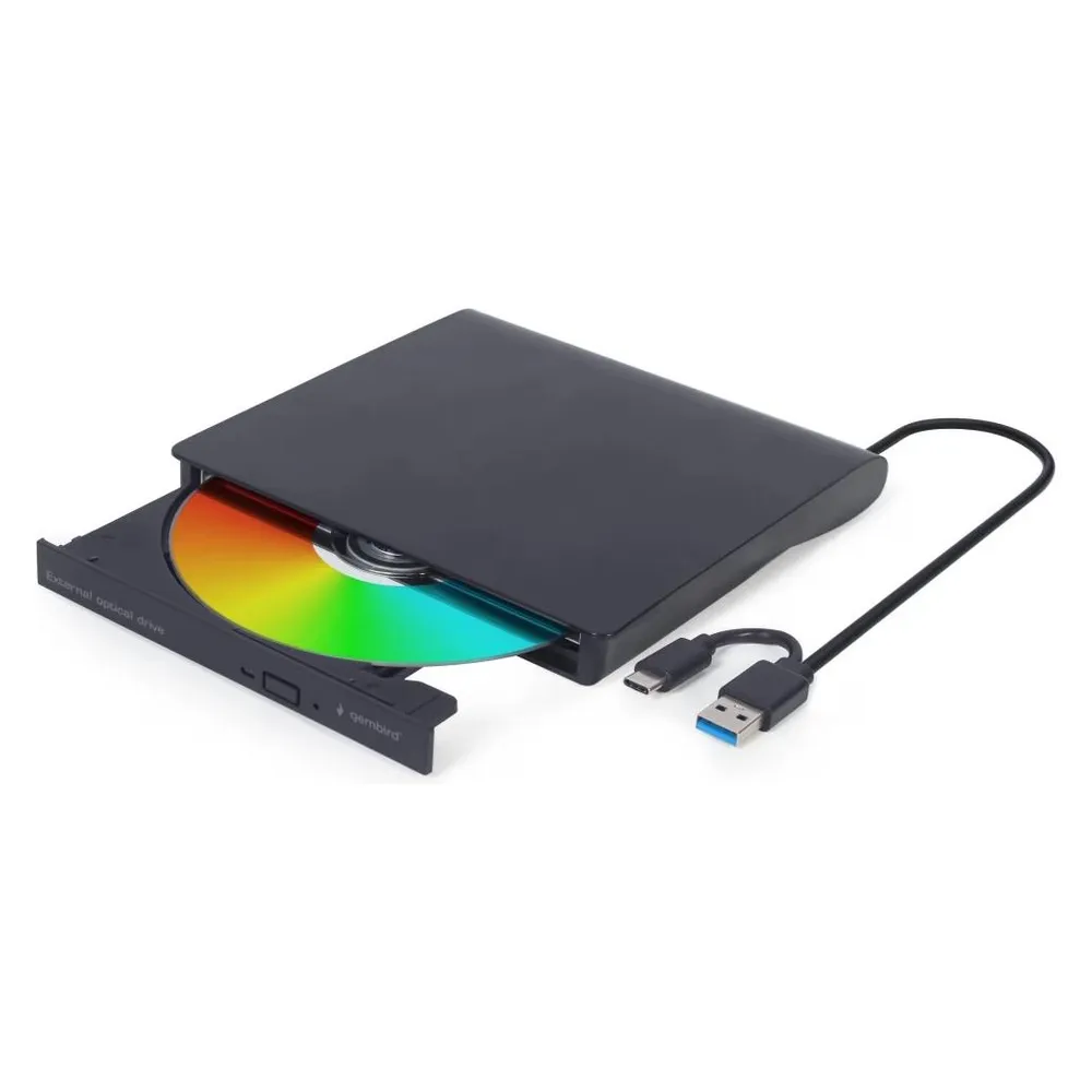 DVD-Brenner Gembird DVD-USB-031 Schwarz USB Typ-C Desktop