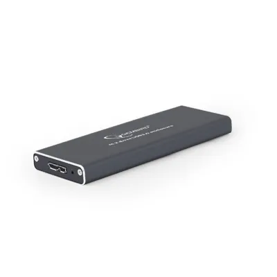 SSD Gehäuse Gembird EE2280-U3C-01 M.2 Aluminium Schwarz Micro-USB B Tragetasche