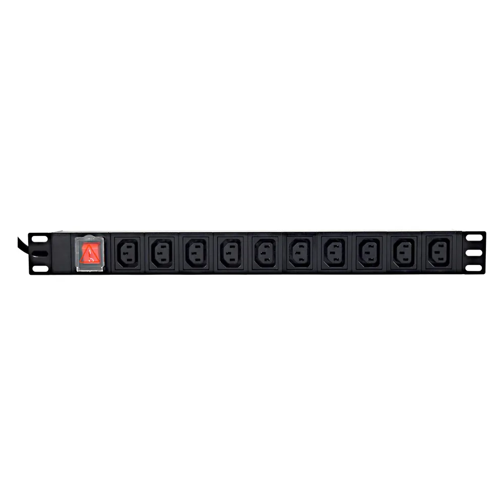 Gembird Listwa RACK 10 gniazd C13 1U 2m