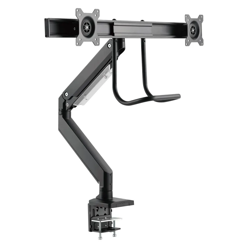 Gembird Biurkowe regulowane ramie na dwa monitory 17-35inch obciążenie do 10kg
