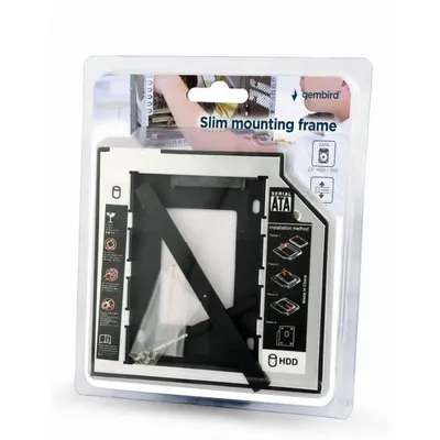 Einbaurahmen Gembird MF-95-01 5.25" für 2.5" SATA SSD/HDD