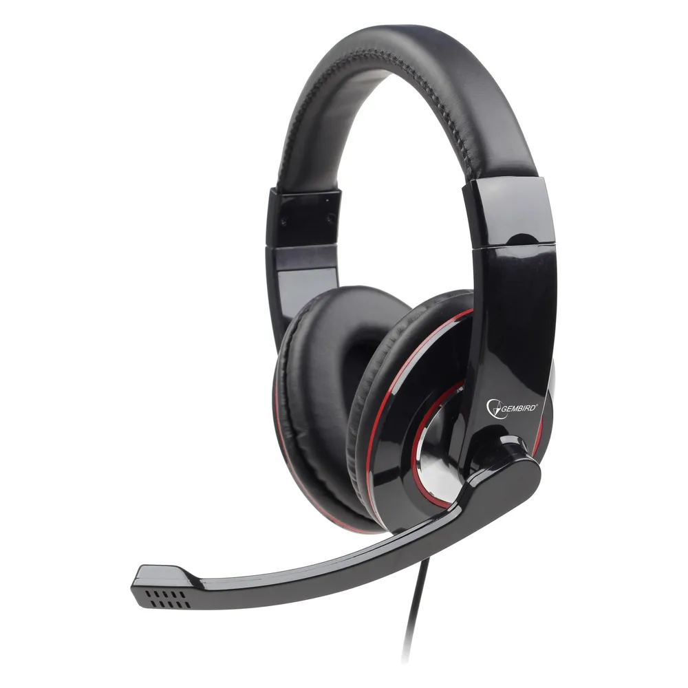 Gembird MHS-001 Kopfhörer & Headset Kabelgebunden Kopfband Musik Schwarz