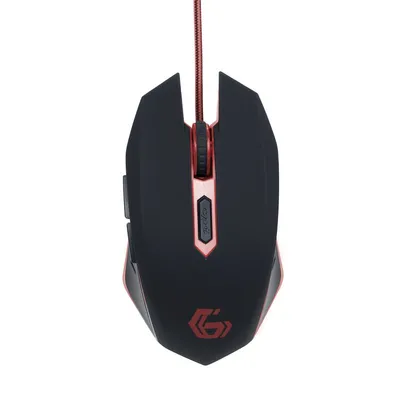 Gembird MUSG-001-R Maus Beidhändig USB Typ-A 2400 DPI
