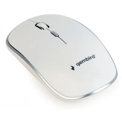 Gembird Kabellose optische Maus, Weiß