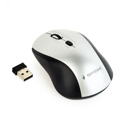 Gembird MUSW-4B-02-BS Maus Büro Beidhändig RF Wireless Optisch 1600 DPI