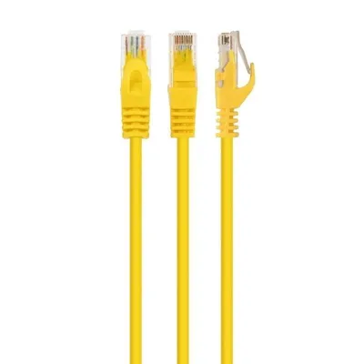 Netzwerkkabel Gembird PP6U-0.5M Cat6 UTP 0,5m Gelb vergoldete Kontakte