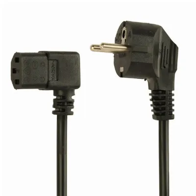 Gembird PC-186A-VDE-Stromkabel, VDE-Schuko-Stecker auf C13, 1,8 m, Schwarz