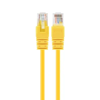 Gembird PP12-1M/Y Netzwerkkabel RJ45 UTP Cat5e 1 m Gelb