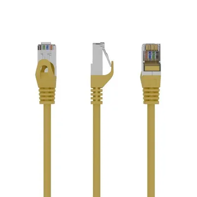 Netzwerkkabel Gembird PP6-0.25M/Y Cat6 F/UTP 0,25 m Gelb vergoldet RJ-45