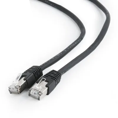 Netzwerkkabel RJ-45 Cat 6 UTP 2m Schwarz Gembird