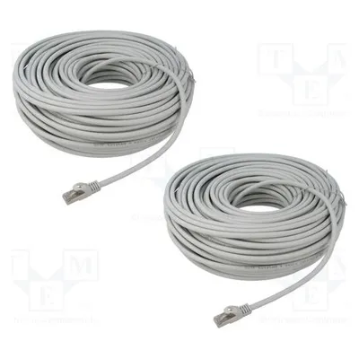 Gembird S/FTP Cat. 6A LSZH patch cord, grey, 40 m