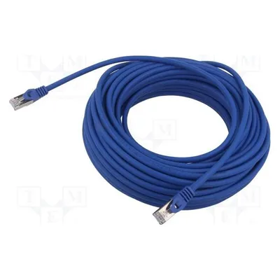 Gembird S/FTP Cat. 6A LSZH patch cord, blue, 20 m