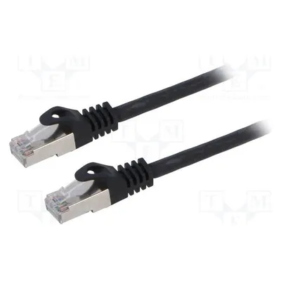 Gembird S/FTP Cat. 6A LSZH patch cord, black, 20 m