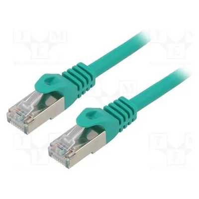 Gembird S/FTP Cat. 6A LSZH patch cord, green, 15 m
