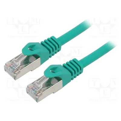 Gembird S/FTP Cat. 6A LSZH patch cord, green, 30 m