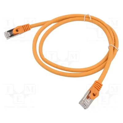 Gembird S/FTP Cat. 6A LSZH patch cord, orange, 0.25 m