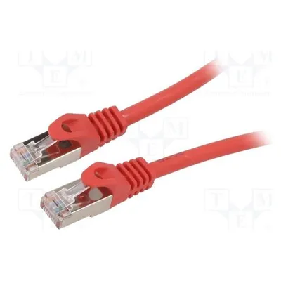 Gembird S/FTP Cat. 6A LSZH patch cord, red, 15 m