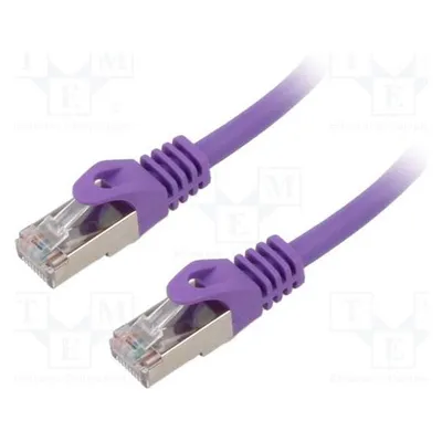 Gembird S/FTP Cat. 6A LSZH patch cord, purple, 10 m