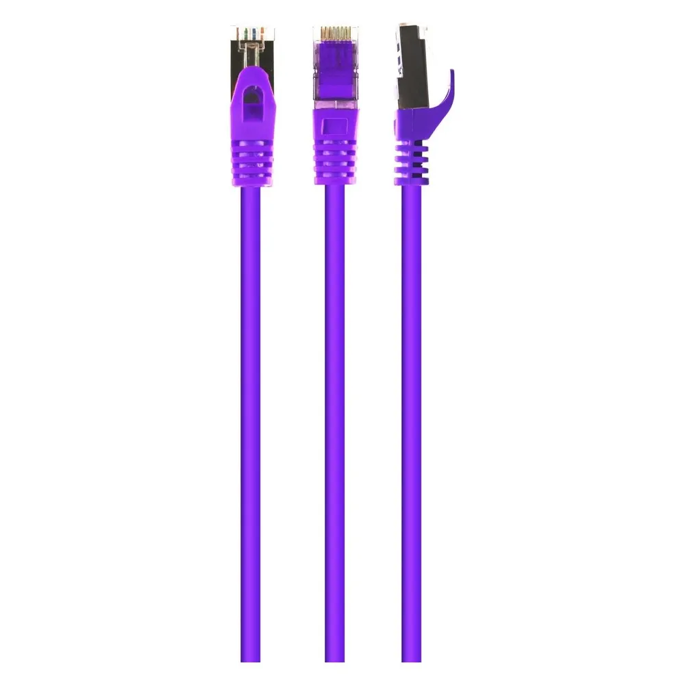 Gembird S/FTP Cat. 6A LSZH patch cord, purple, 30 m