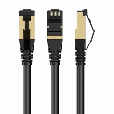 Netzwerkkabel Gembird PP8-LSZHCU-BK-0.25M Cat8 S/FTP LSZH Schwarz Netzwerkkabel Gembird PP8-LSZHCU-BK-0.25M Cat8 S/FTP LSZH Schwarz