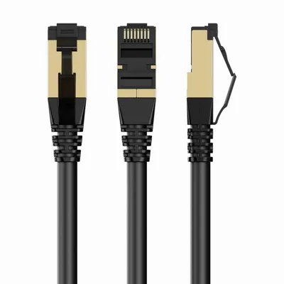 Netzwerkkabel Gembird PP8-LSZHCU-BK-7.5M Cat8 S/FTP RJ-45 7,5 m Schwarz Netzwerkkabel Gembird PP8-LSZHCU-BK-7.5M Cat8 S/FTP RJ-45 7,5 m Schwarz