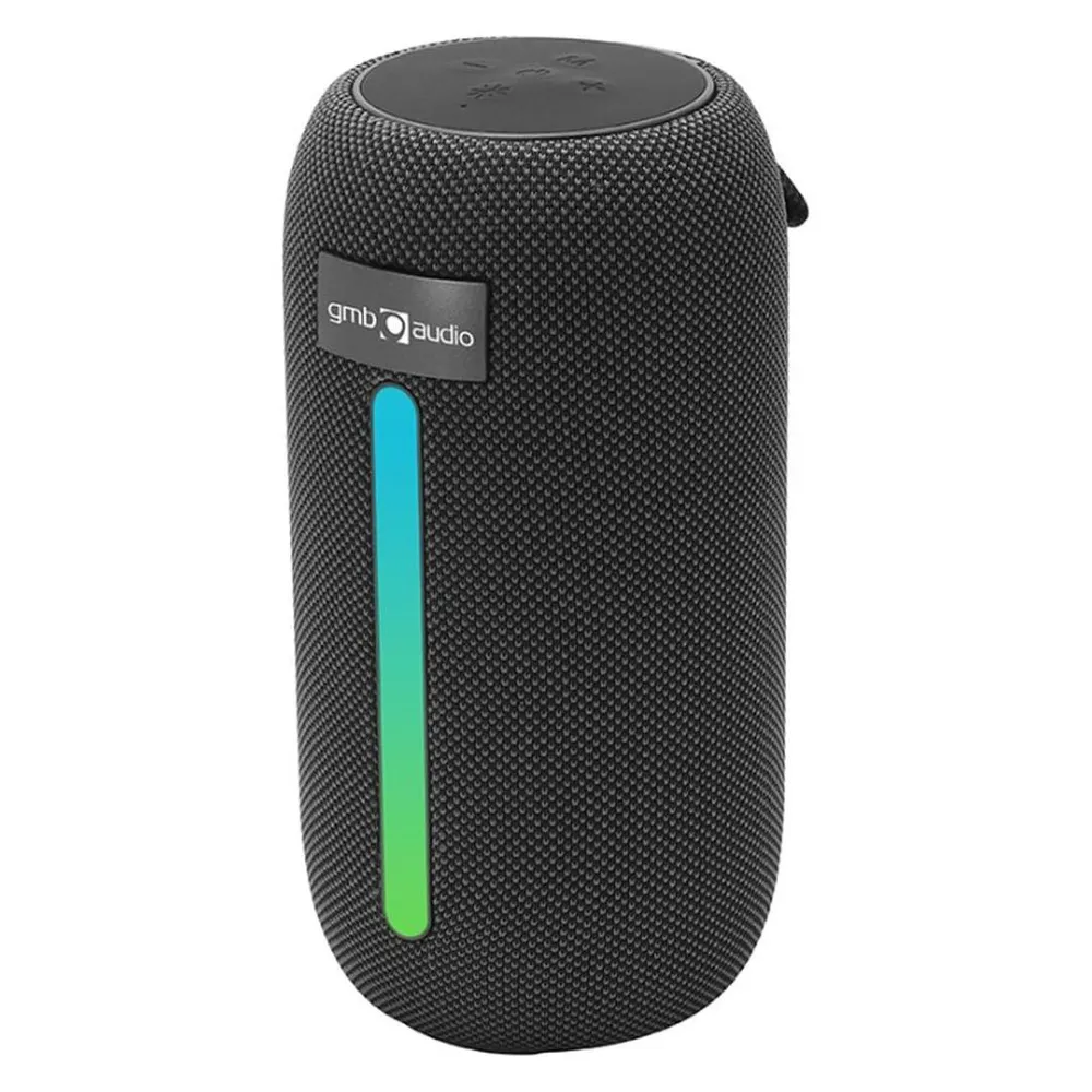 Altavoces Gembird Monofónicos Bluetooth 5W mit RGB LED-Lichteffekt und Mikrofon